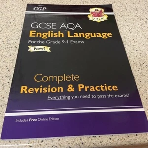 CGP GCSE AQA English Language, Grade 9-1, Complete Revision and Practice - Picture 1 of 1