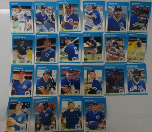 1987 Fleer Seattle Mariners Team Set Of 26 With Update Baseball Cards - Picture 1 of 4