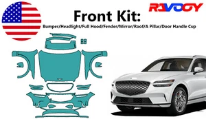 For Genesis GV70 Electrified 2024-2025 Front Paint Protection Film PreCutKit PPF - Picture 1 of 7
