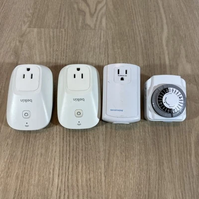 4 dispositivos domésticos inteligentes: Belkin WeMo, temporizador, módem Powerline - probado y funcionando Foto 1 de 4