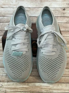 Crocs LiteRide 360 Damen-Tennisschuhe marmoriert hellgrau/blau Pacer Turnschuhe Größe 7 - Bild 1 von 6