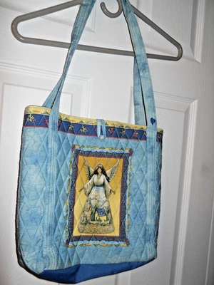 Jim Shore Heartwood Creek 2005 Quilted Medium Size Angel Tote - Image 1 of 4
