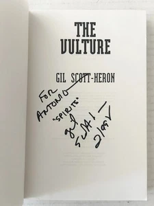 AUTOGRAPHED The Vulture by GIL SCOTT-HERON Paperback Spoken Word Jazz - Picture 1 of 24
