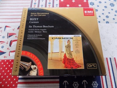 BIZET CARMEN SIR THOMAS BEECHAM VICTORIA DE LOS ANGELES 2000 EMI X3 CD SET - Image 1 of 4