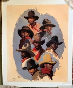 Mark Maggiori “Black Cowboys Portrait” Limited Edition Print Signed & Numbered - Picture 1 of 9