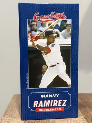 MANNY RAMIREZ CLEVELAND GUARDIANS HALL OF FAME BOBBLEHEAD 8-19-23 NIB - Image 1 of 3