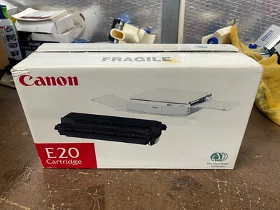 1 GENUINE CANON E20 BLACK TONER 1492A002AA FACTORY SEALED BOX  PC300 400 500 - Image 1 of 2