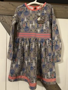 Matilda Jane Make Believe Around Town Sweatshirt Dress Girls Size 8 NWT - Picture 1 of 7