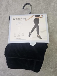 Brand New Wander by Hottoties Black Vivian Velour Legging - Women's Medium - Picture 1 of 4