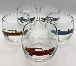 5 Vintage Ford Automobile Promo Roly Poly Lowball Gläser, 7 Oz, 2,75x2,75", NEUWERTIG! - Bild 1 von 6
