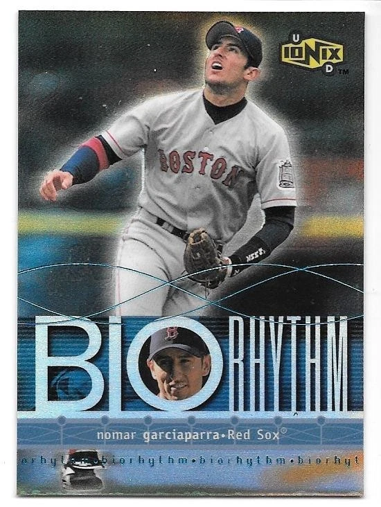 NOMAR GARCIAPARRA 2000 UPPER DECK UD IONIX BIORHYTHM INSERT B8 BOSTON RED SOX - Image 1 of 1