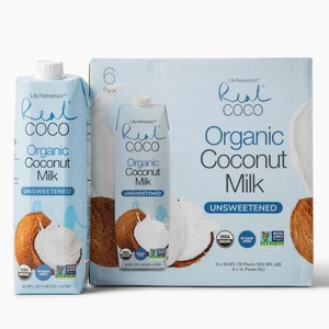 Bio Original Kokosmilch Getränk (6er Pack 1L), USDA Bio, ohne Zuckerzusatz - Bild 1 von 1