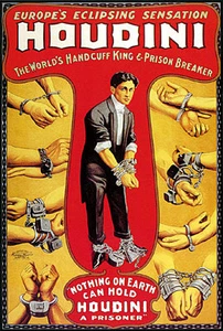 Houdini 22x30 Mysterious Magic Beautiful Art Print Hand Numbered Ltd. Edition - Picture 1 of 1