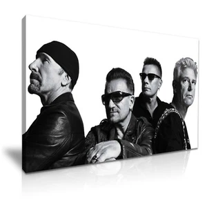 U2 Rock Band Poster Modern Leinwand Wandbild ~ 5 Größen - Bild 1 von 12