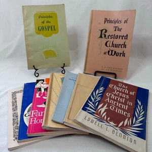 Lot of 9 Vintage LDS Mormon Booklets from 1950 to 1960 Used Rare Scarce - Picture 1 of 22