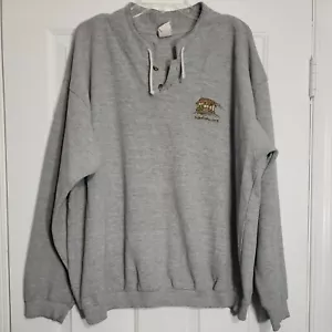 Vintage 90s Crazy Shirts Hawaii San Francisco Button Sweatshirt Mens XL - Picture 1 of 8