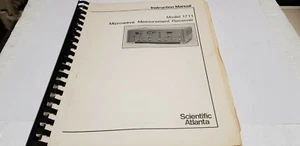 Scientific Atlanta Microwave Measurement Receiver Model 1711 Manual - Picture 1 of 1
