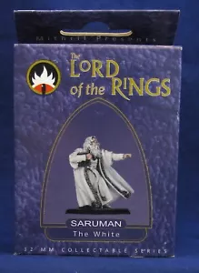 Series LR2 Saruman the White, LotR Limited Collectors Mithril 32mm Metal Mini - Picture 1 of 2