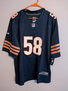 Nueva con etiquetas Camiseta Roquan Smith Chicago Bears Nike On Field Jersey L Cosida 58 - Imagen 1 de 5