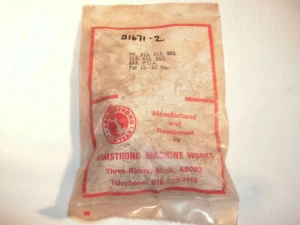 ARMSTRONG B1671-2 PCA 213/813 BUCKET MECH & SEAT KIT 3/8" ORIFICE 30# B16712 - Picture 1 of 2