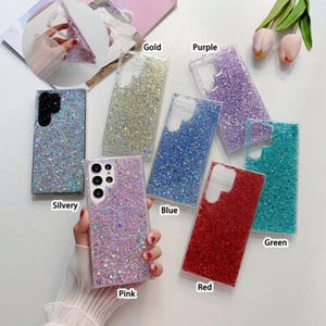 Shockproof Bling Glitter TPU Phone Case For Samsung Galaxy A42 A51 A21 A91 - Picture 1 of 22