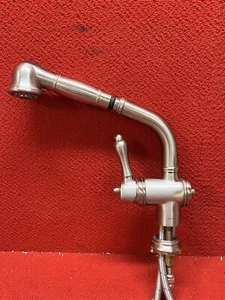 Used Chrome DXV Victorian Kitchen Faucet Pull-Out Single Handle #D35402150.100 - Picture 1 of 21