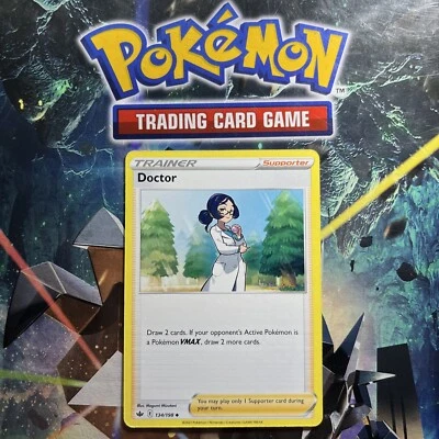 Doctor Pokémon Card Chilling Reign Sword & Shield Pokemon TCG 134/198 NM-MT+ - Image 1 of 3