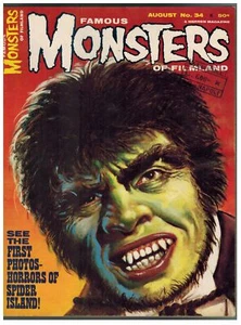 Famous Monsters of Filmand 34 Warren Magazine 1965 Werewolf - Picture 1 of 1