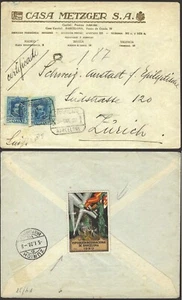 España - Edi o 319(2) - Perforación "E.J.M." (Edmudo y José Metzger) + viñeta - Picture 1 of 1