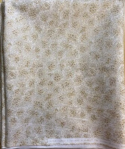 Gold w/ Metallic Sparkles Flower Fairies Fairy Dust Fabric Cicely Mary Barker - Picture 1 of 1
