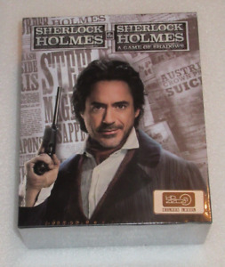 Sherlock Holmes 1 & 2 HDZeta 4K Blu Ray Steelbook 1 One Click Box Set Silver New
