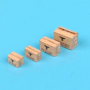 1/35 Diorama WWII German Military Supply Box Model Armour Tank Scene Props Model - Picture 1 of 15