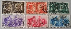 Italy Sc# 413-418 USED 1941 Hitler/Mussolini HCV RARE !!! - Picture 1 of 1