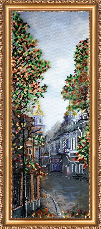 DIY Bead Embroidery Needlepoint Kit "Side streets of St. Petersburg 3 " - Image 1 of 1