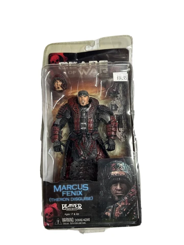 Neca Gears Of War 2 Marcus Fenix Theron Disguise Action Figure Sealed Cover