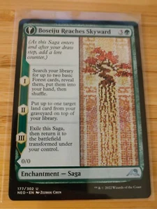 MTG Boseiju Reaches Skyward 177 Kamigawa: Neon Dynasty M/NM Free UK P&P - Bild 1 von 2