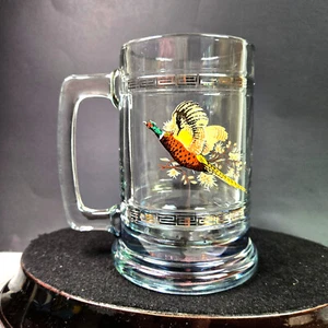 Vintage Princess House Pheasant Crystal Mug Beer Stein Tankard Wild Game - Picture 1 of 7