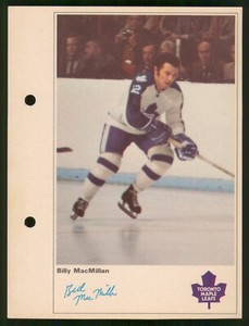 BILLY MacMILLAN 1971-72 TORONTO SUN 71-72 NO 263           13336