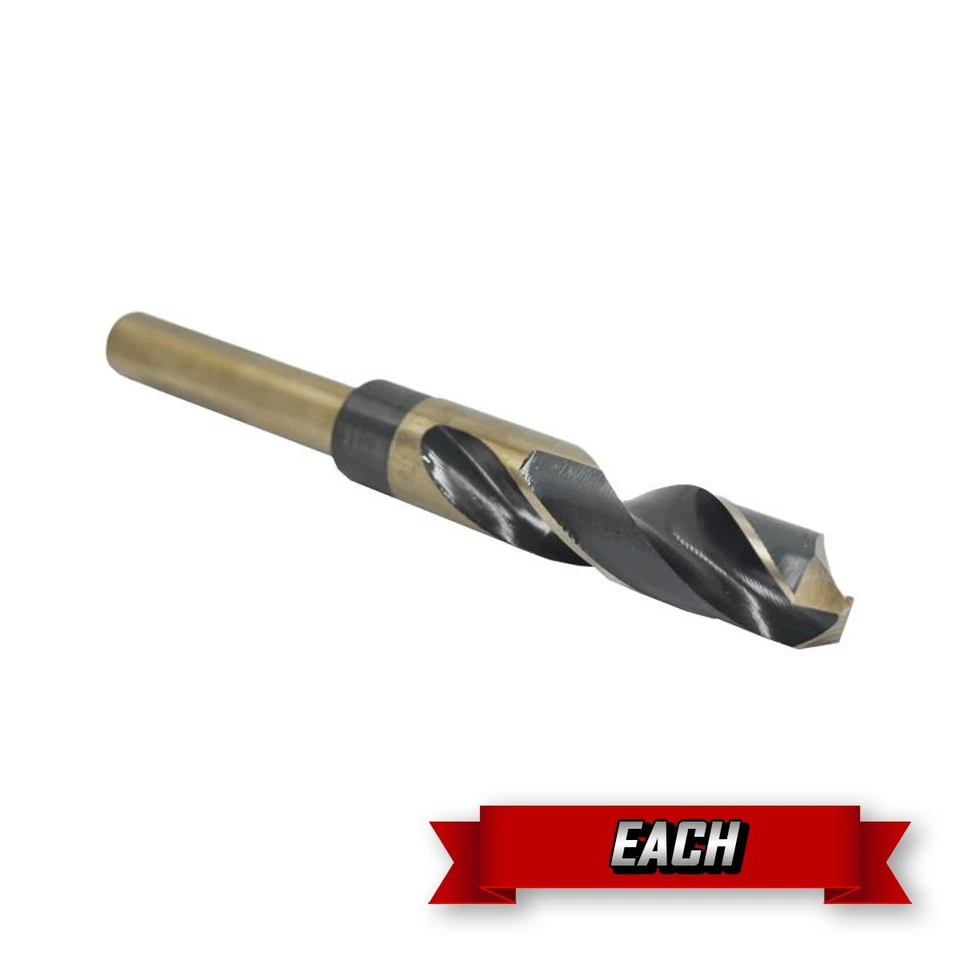 Drill America Drill Bit, 1/2" Reduced Shank, KFD Black & Gold, 59/64" {Each} - Image 1 of 1