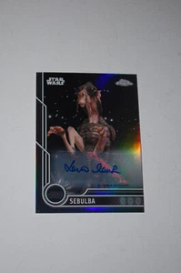 Sebulba-Lewis Macleod-Autograph-Star Wars Phantom Menace Topps Chrome - Picture 1 of 2