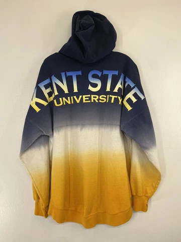 Kent State University Spirit Shirt Hoodie Pullover Golden Flashes Medium Cover