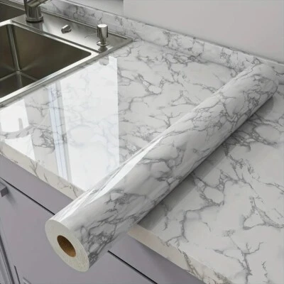 1 Roll Waterproof, Heat & Oil Resistant, Self-Adhesive Contact Paper for Kitchen - Image 1 of 4