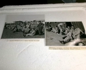 WW11~2 Real Press Photo~Brighton Training Camp Tas .1940 Sunday Church & Chores - Picture 1 of 4