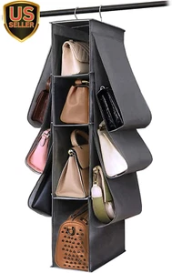 Hanging Purse Handbag Organizer Wardrobe Closet Organizer Nonwoven 10 Pockets... - Picture 1 of 1