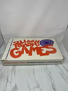 Sullivan Reading Games by Behavioral Research Laboratories, Inc. 1971 Vintage - Picture 1 of 9