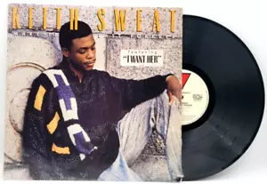 KEITH SWEAT - MAKE IT LAST FOREVER - R&B SOUL LP RECORD IN SHRINK HYPE STICKER - Picture 1 of 2