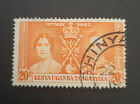 British East Africa: 1937 - 20c Coronation Of King George Vi Kut - Used Stamp