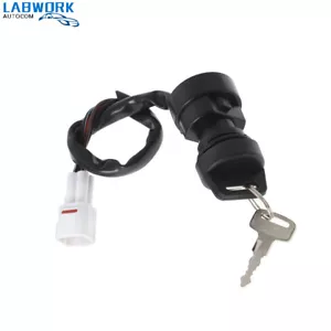 Fit For Yamaha Warrior 350 YFM350 1996 1997 1998 1999-2001 Ignition Key Switch - Picture 1 of 8