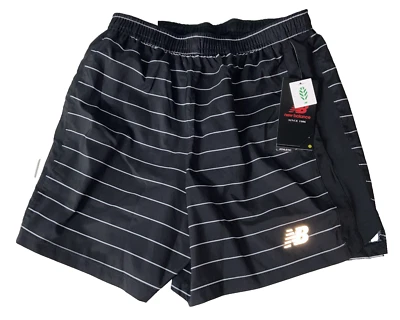 new balance accelerate shorts Small Boys Black 5in - Image 1 of 4
