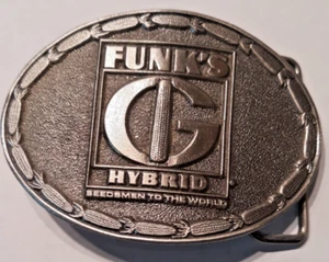 belt buckle oval Funk's G Hybrid 3" long Lewis Buckle limited edition gray - Bild 1 von 1